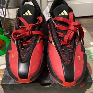 Adidas Dame 9 Bape Black red